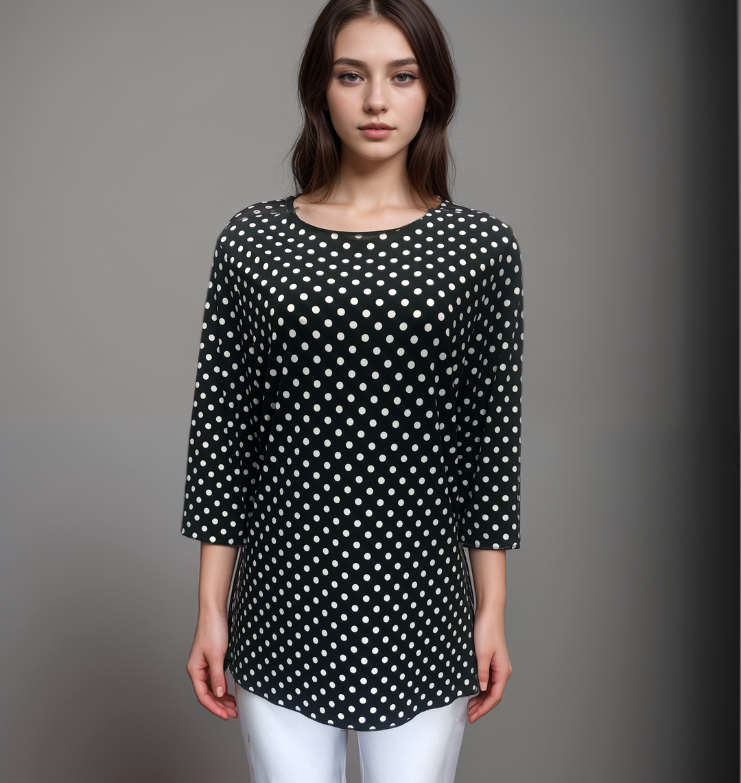 Classic Polka Dot Blouse
