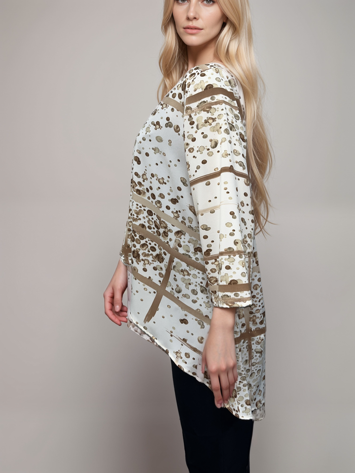 Neutral Tones Flowing Kimono