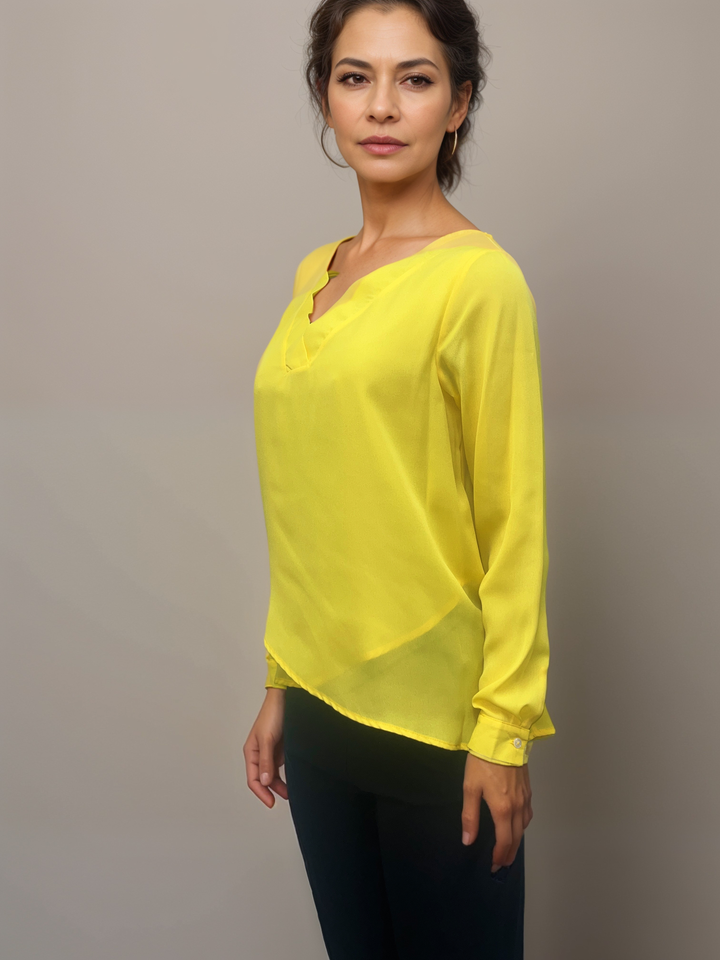 Canary V-Neck Blouse