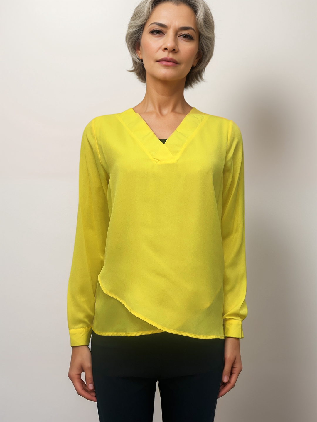 Canary V-Neck Blouse