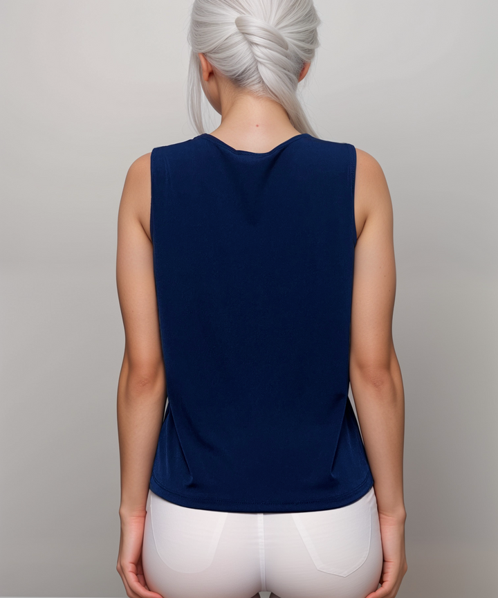 Admiral Navy Acetate Tank Top