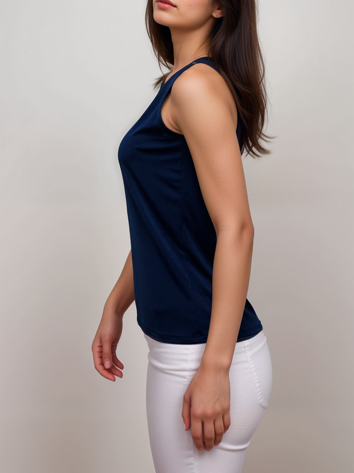 Admiral Navy Acetate Tank Top