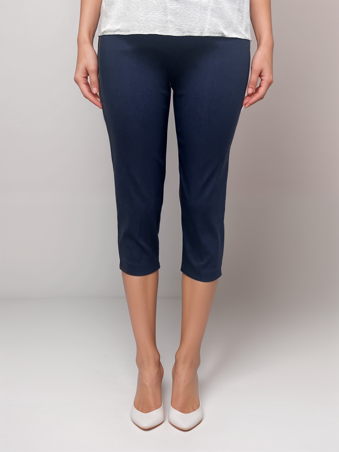 Denim Stretch Capri